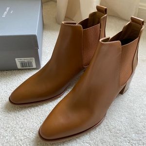 Everlane Heeled Chelsea Boots Tan 9.5 NWB